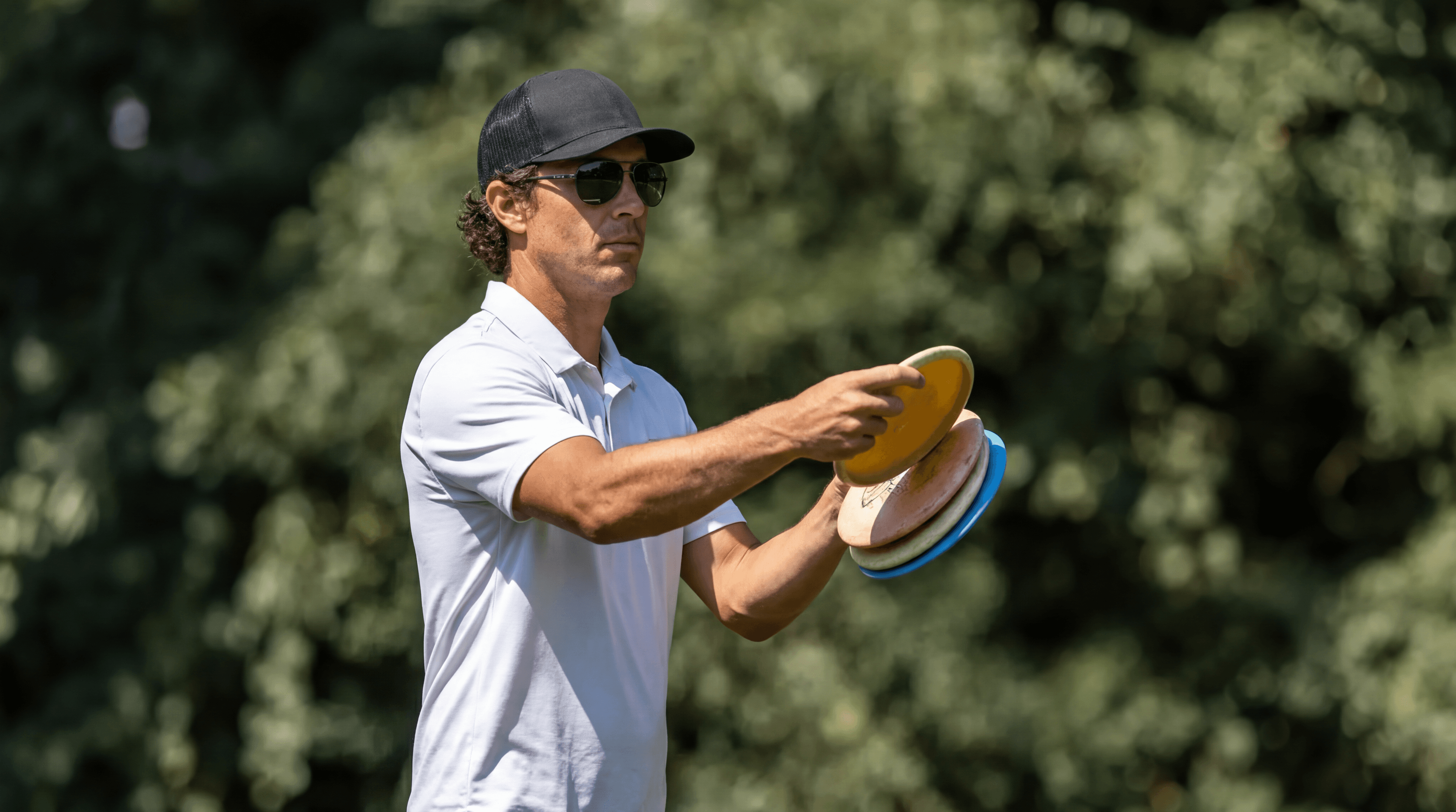 Frisbeegolf toiminnassa